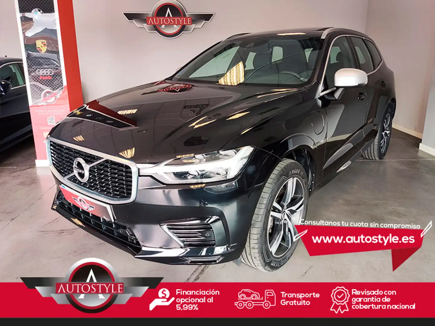 Volvo XC60 T8 Twin R-Design Premium Edition Negro - 1