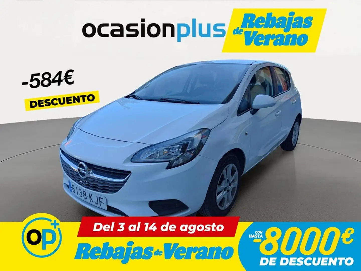 Opel Corsa 1.4 GLP Selective 90 Blanco - 1