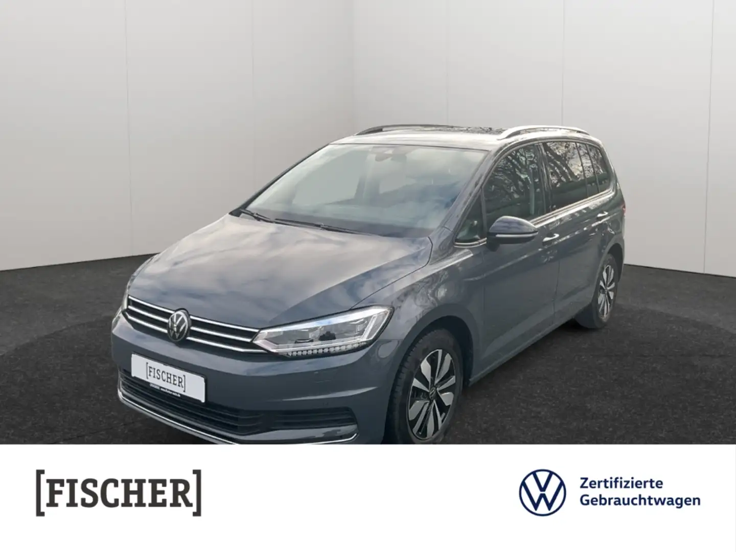 Volkswagen Touran 2.0TDI DSG Goal LED AHK Navi ACC DAB 7-Sitzer Grau - 1