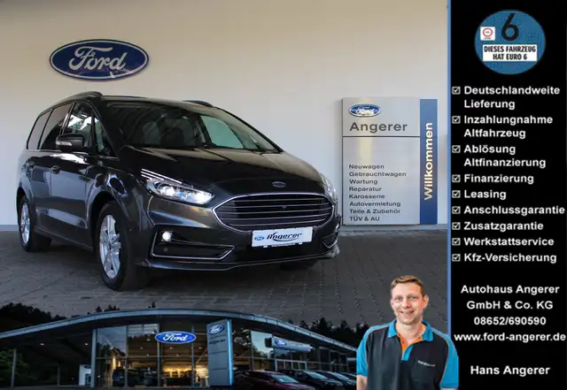 Ford Galaxy 7-Sitzer,LED,ACC,Leder,Navi,Touch,2xCAM,PDC,el.Kla