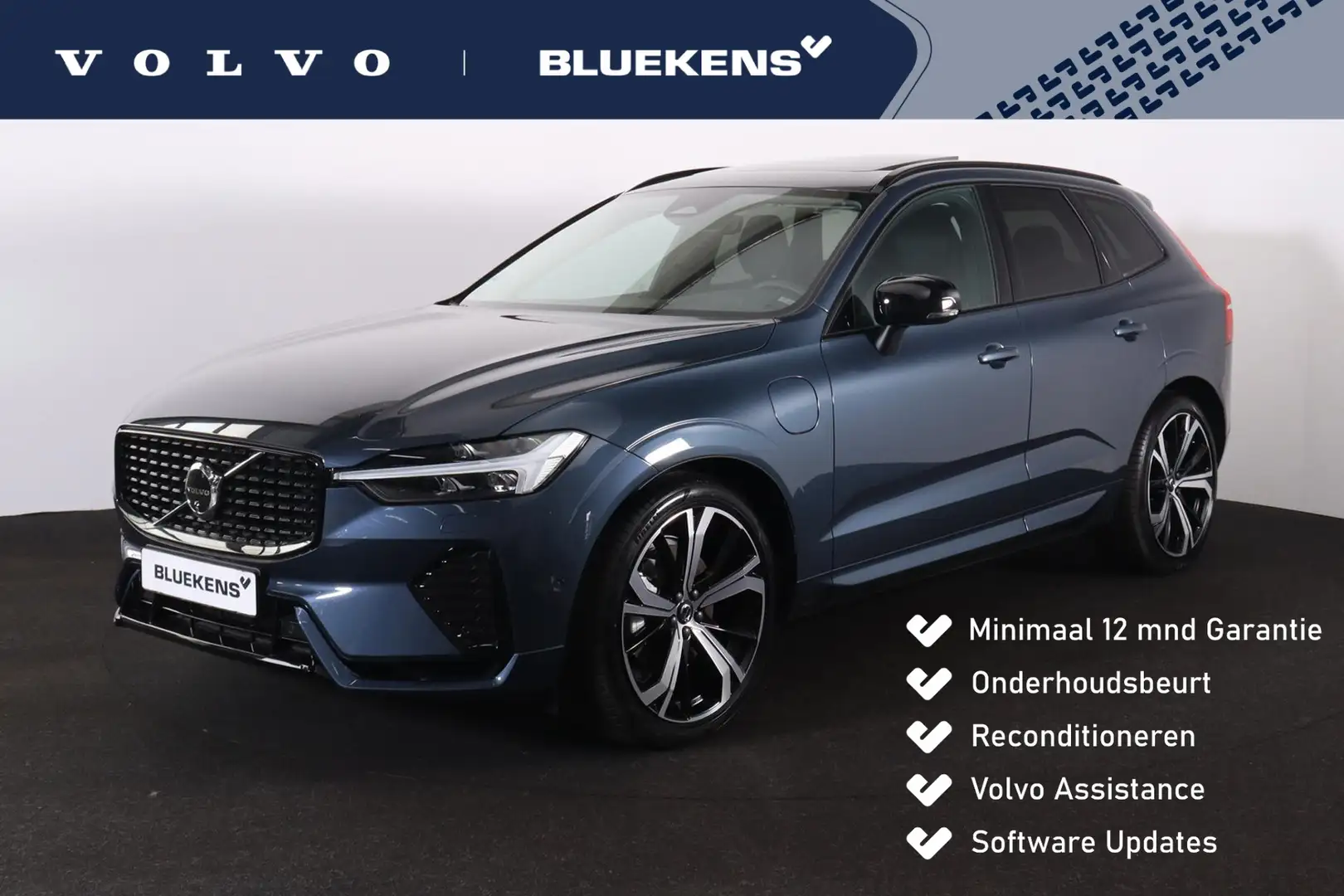 Volvo XC60 T8 Recharge AWD Plus Dark - LONG RANGE - Luchtveri Blauw - 1