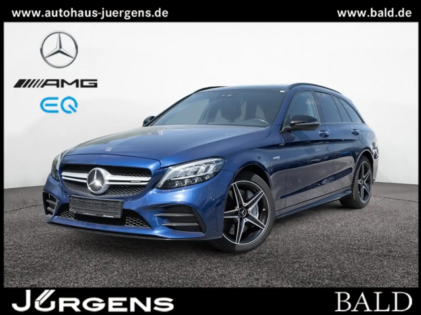 Mercedes-Benz C 43 AMG 4M T Perf-AGA/LED/Cam/Pano/Night/Memo Modrá - 2