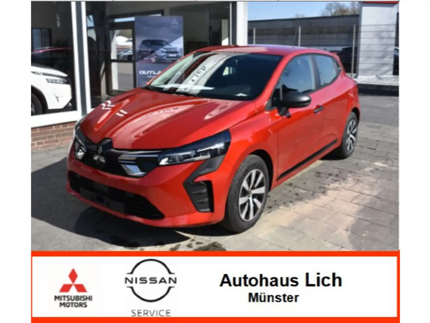 Mitsubishi Colt 1.0 Basis LED Klima Modelljahr 25 "Sofort" Rood - 1