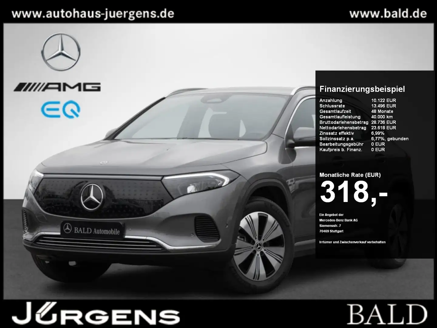 Mercedes-Benz EQA 300 4M Progressive-Advanced/LED/Cam/Amb/Easy Gris - 1