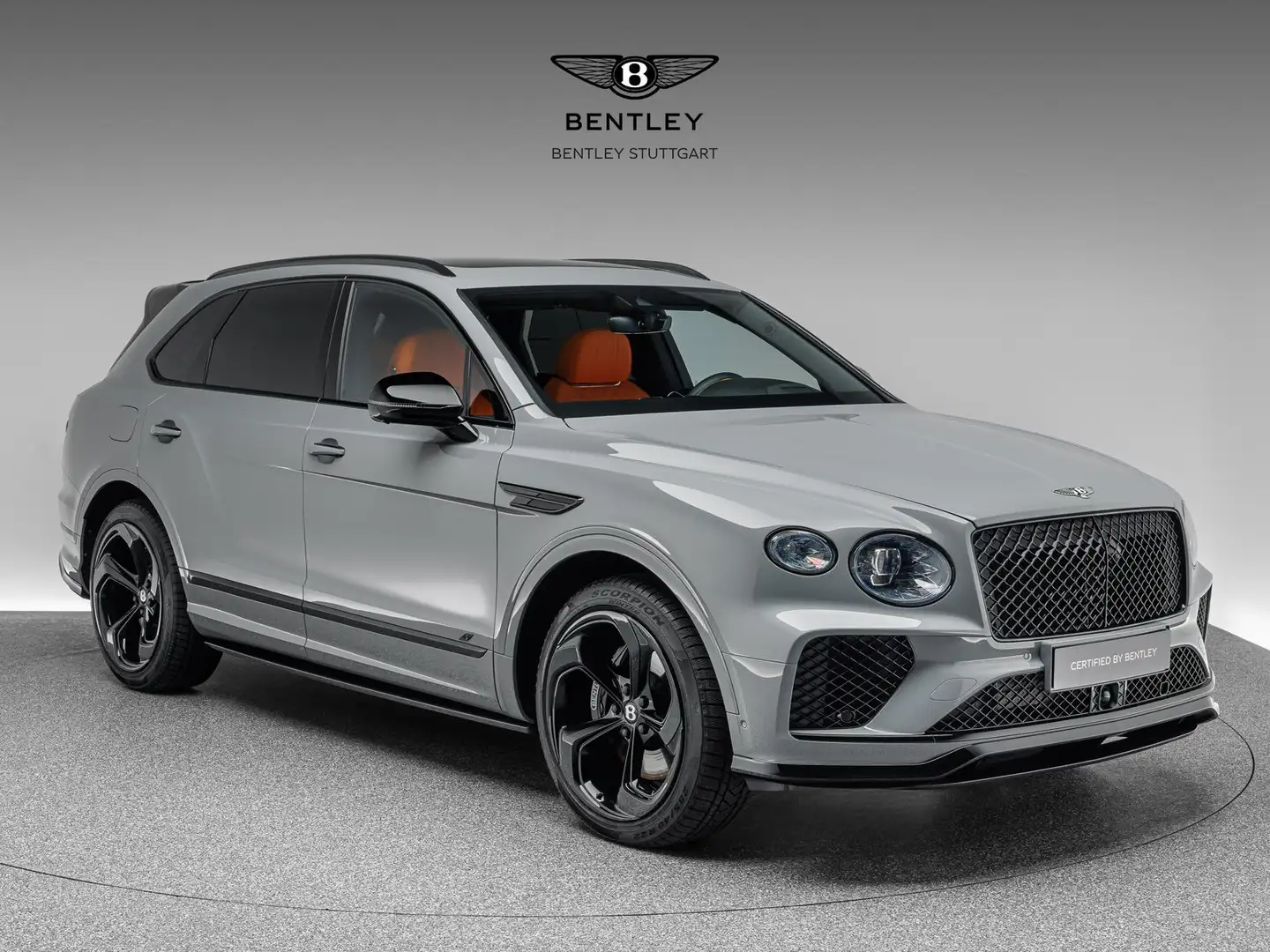 Bentley Bentayga S V8 / Mandarin - Lederfarbe Grau - 1