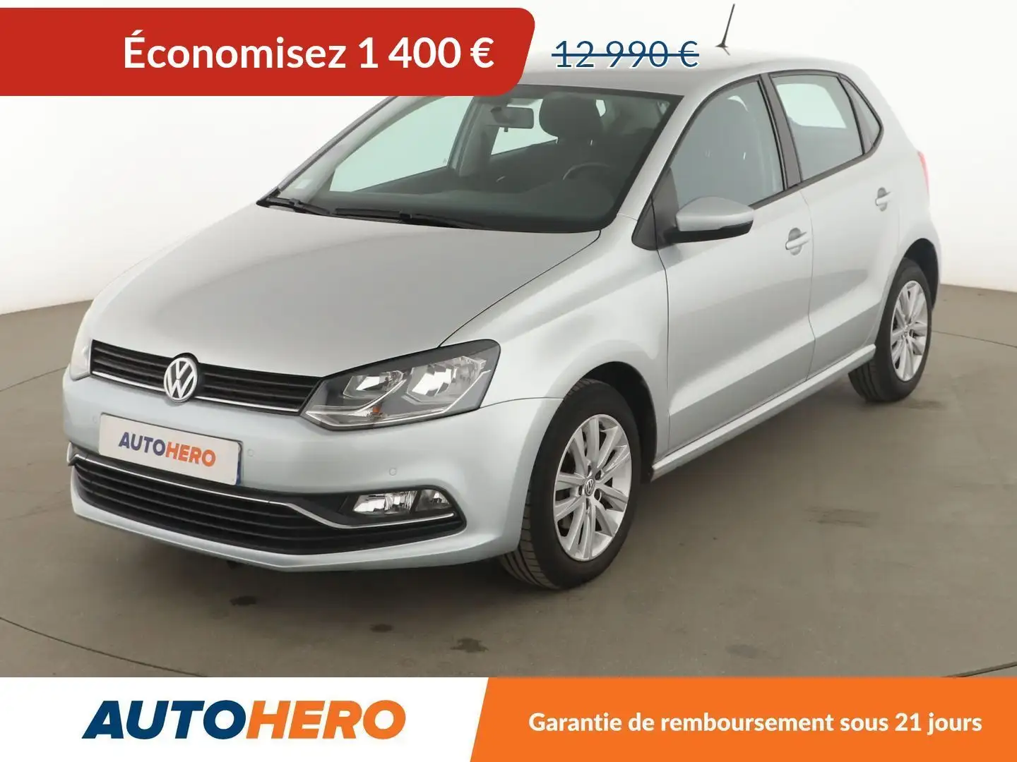 Volkswagen Polo 1.2 TSI BlueMotion Tech Confortline DSG7 Gris - 1