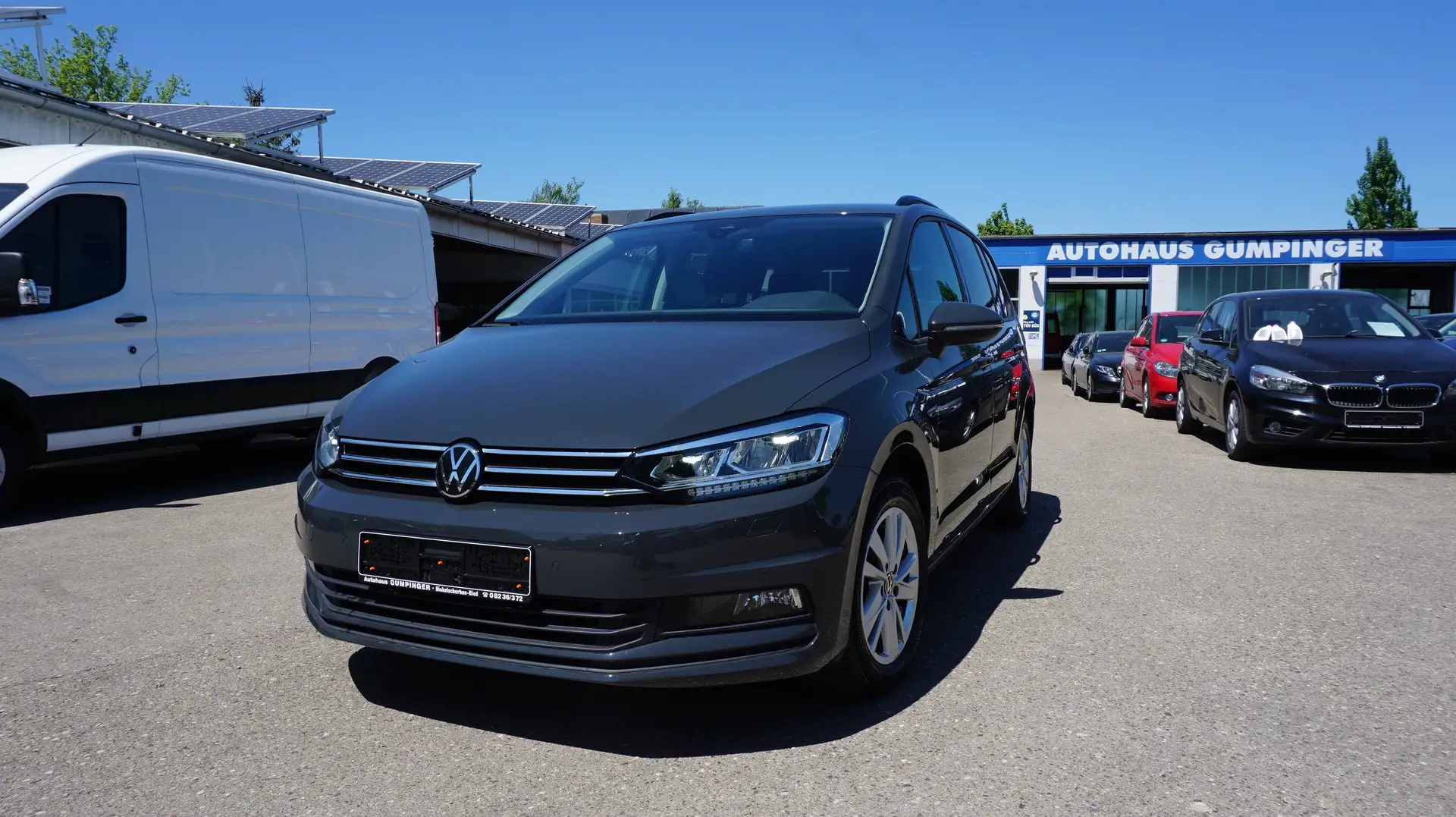 Volkswagen Touran 1.5 TSI ACT OPF DSG Comfortline ! 7 Sitze Standhzg Gris - 1