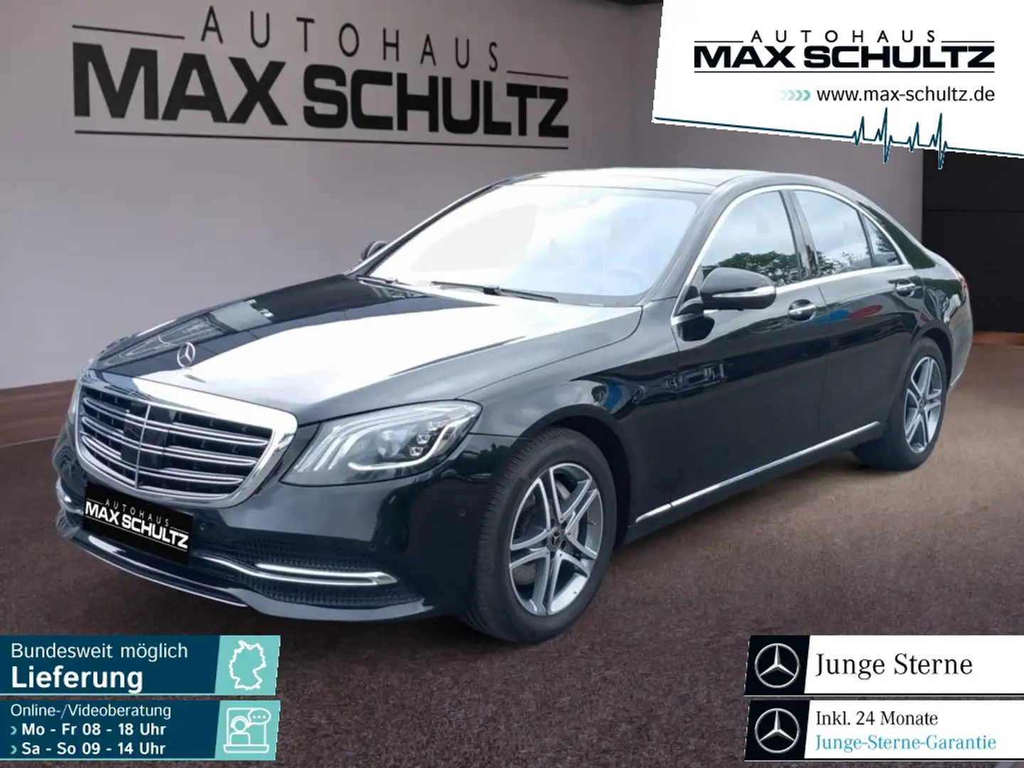 Mercedes-Benz S 350 d 4MATIC Limousine 100 % Luxus pur !!! Schwarz - 1