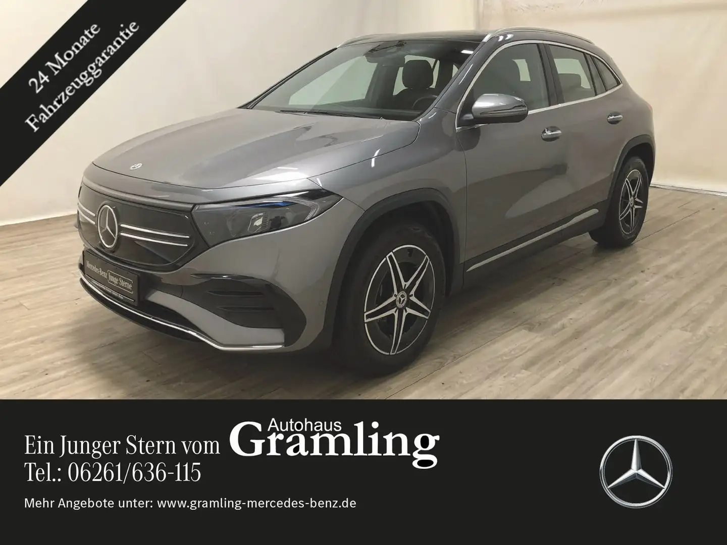 Mercedes-Benz EQA 250 AMG Kamera*Distr*AHK*Pano*LED*el. Heckkl Grau - 1