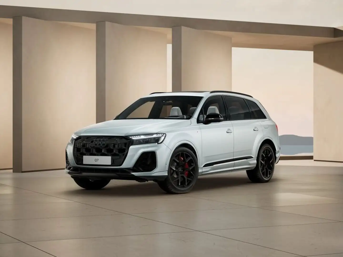 Audi Q7 S line 60 TFSIe Pano,AHK,Raute,HuD,Laser,360° Silber - 1