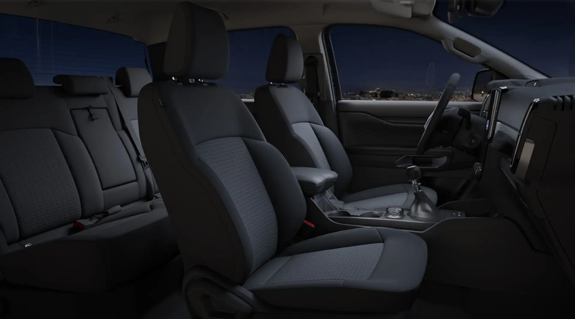 Ford Ranger XLT 4X4 2.3 PHEV 281 PK | 5 zitplaatsen | Prijs in Zwart - 2