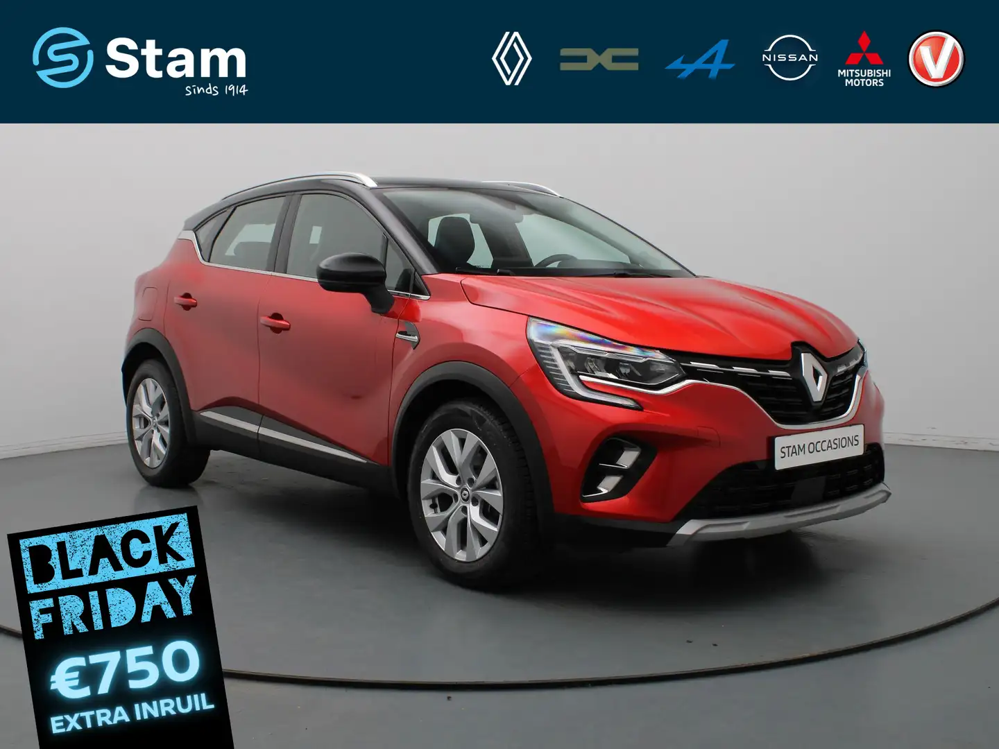 Renault Captur 160pk E-Tech Plug-in Hybrid Intens Automaat Camera Rouge - 1