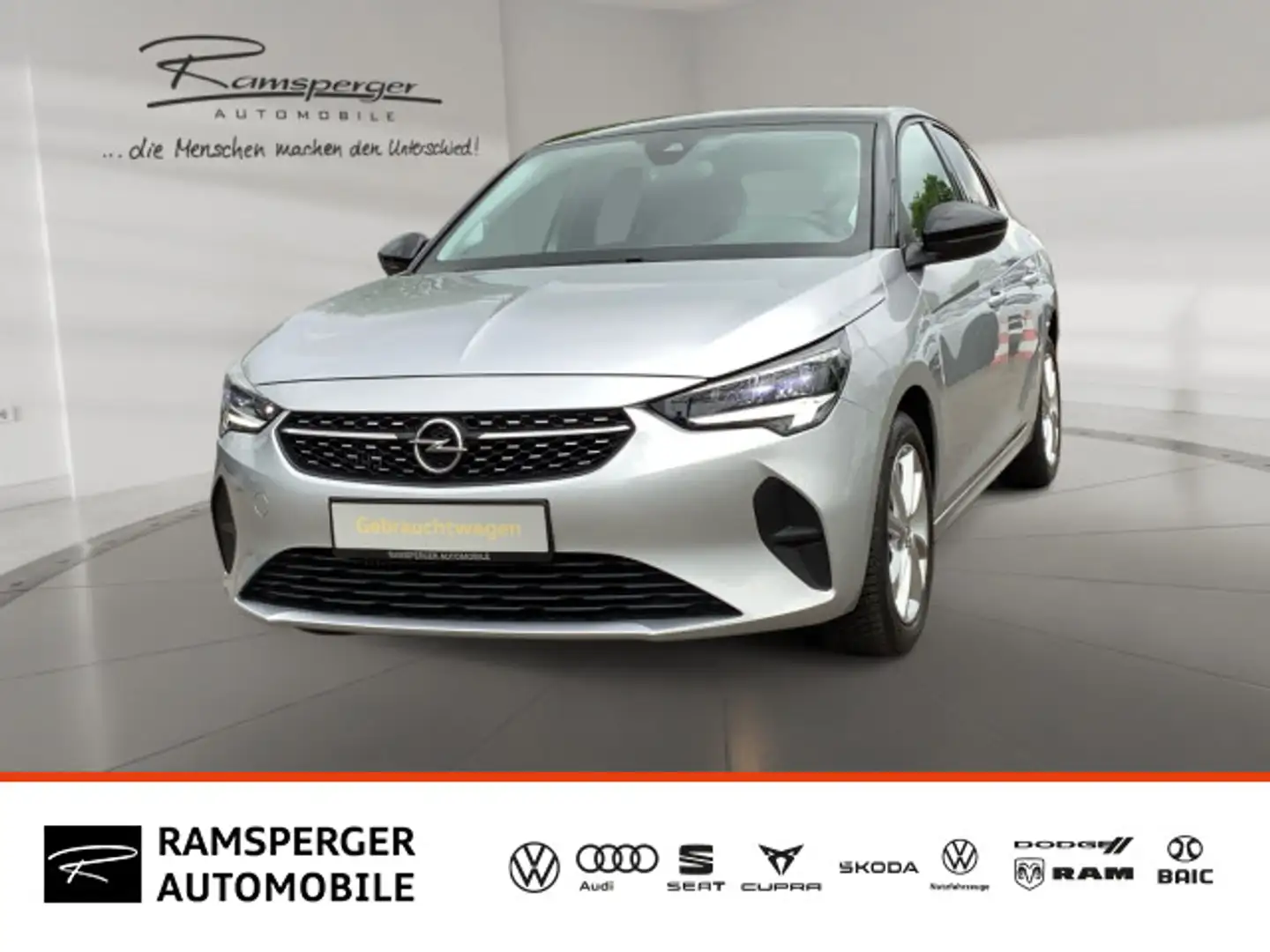 Opel Corsa 1.2 Turbo F GRA LED SHZ Kamera PDC Silber - 1