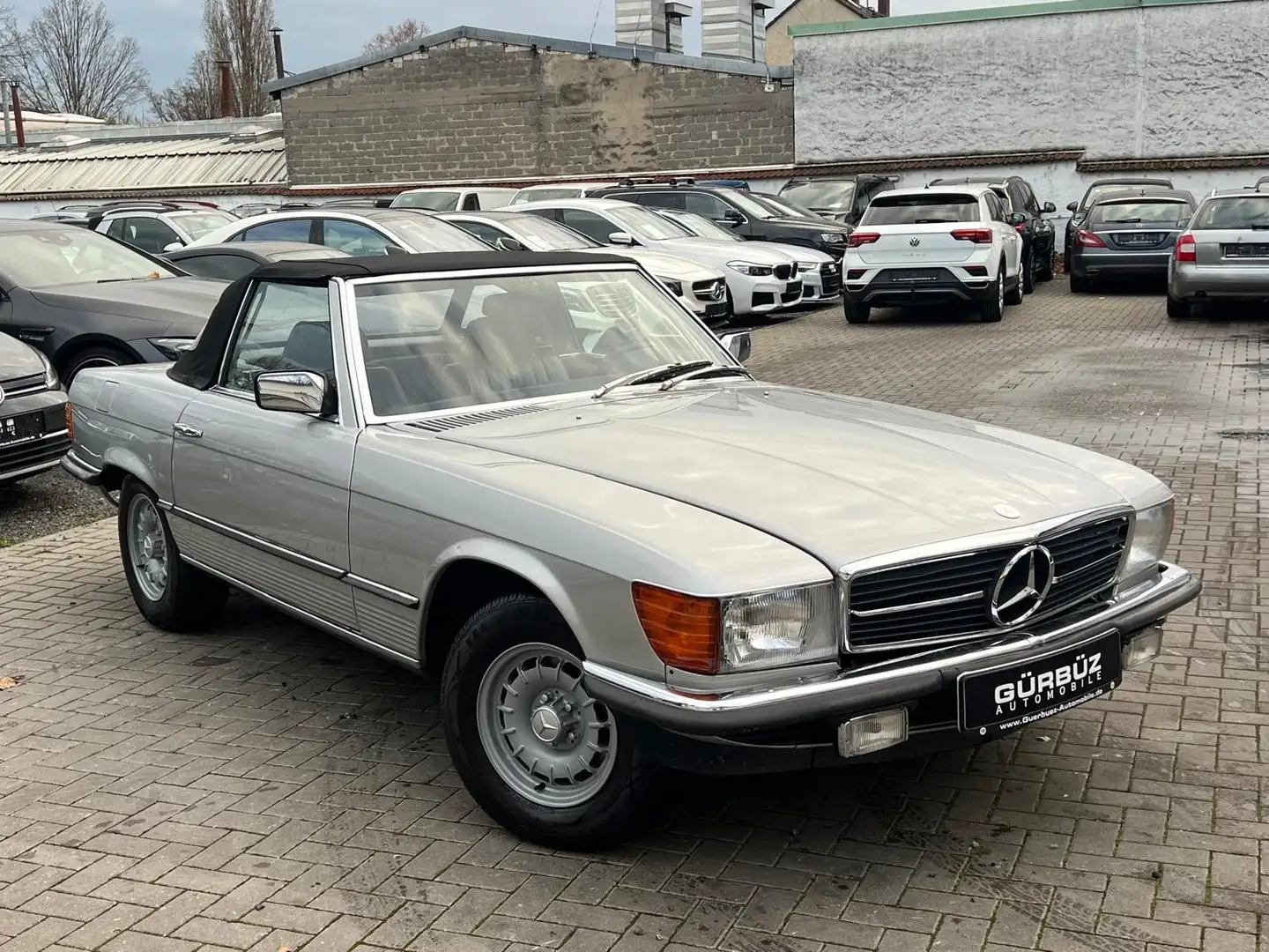 Mercedes-Benz SL 500 W107 Aut*Deutsch*H-Kennzeichen Argento - 1