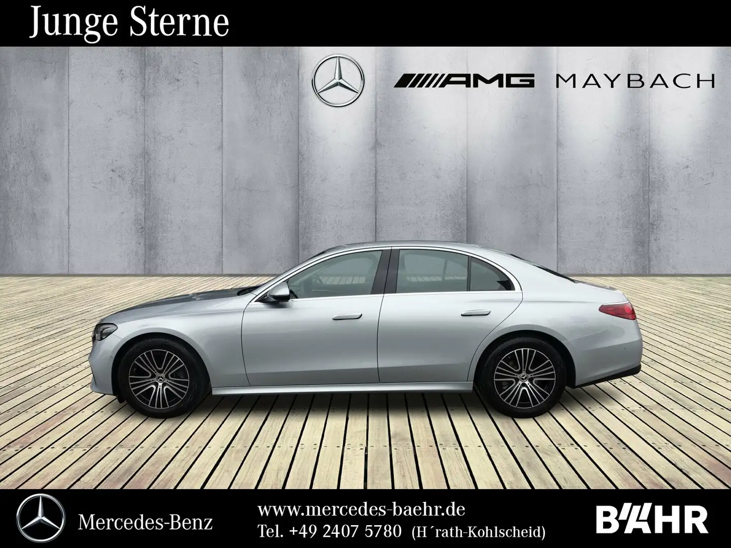 Mercedes-Benz E 220 E 220 d Avantgarde/Distronic/RFK/Totwinkel/LMR18 Argent - 2