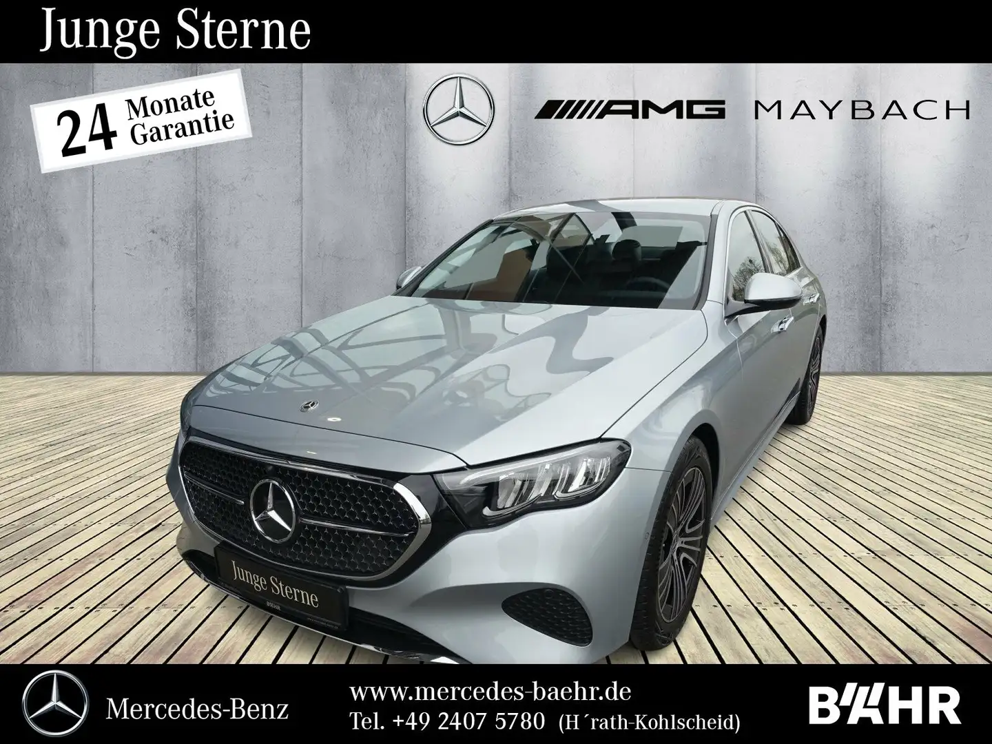 Mercedes-Benz E 220 E 220 d Avantgarde/Distronic/RFK/Totwinkel/LMR18 Argent - 1