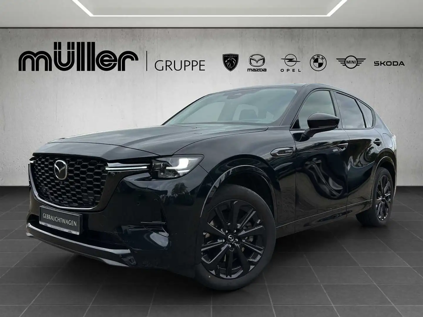 Mazda CX-60 PHEV 327 PS 8AT AWD HOMURA CON-P DRI-P COM-P Schwarz - 1