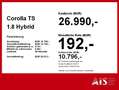 Toyota Corolla TS 1.8 Hybrid Team D CloudNavi*KAM*SHZ Gris - thumbnail 5