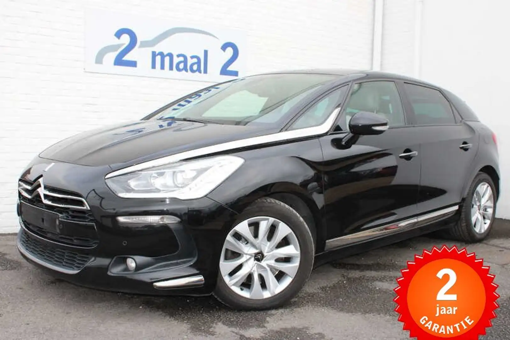 Citroen DS5 2.0 HDi 2 JAAR garantie=UNIEK in België Fekete - 1