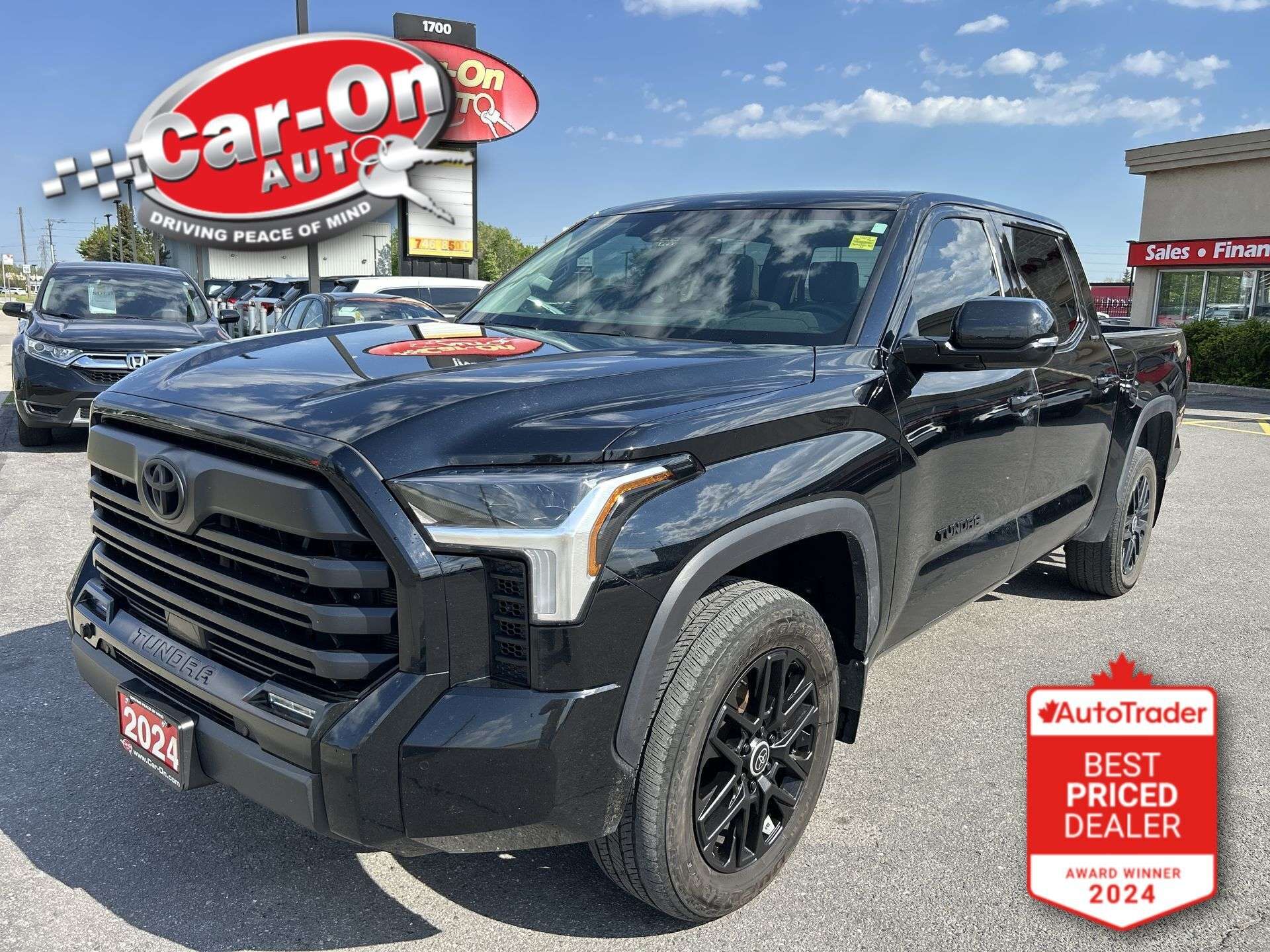 Black 2024 Toyota Tundra Limited CrewMax Cab 4WD Pickup Truck Four-Wheel Drive Automatic