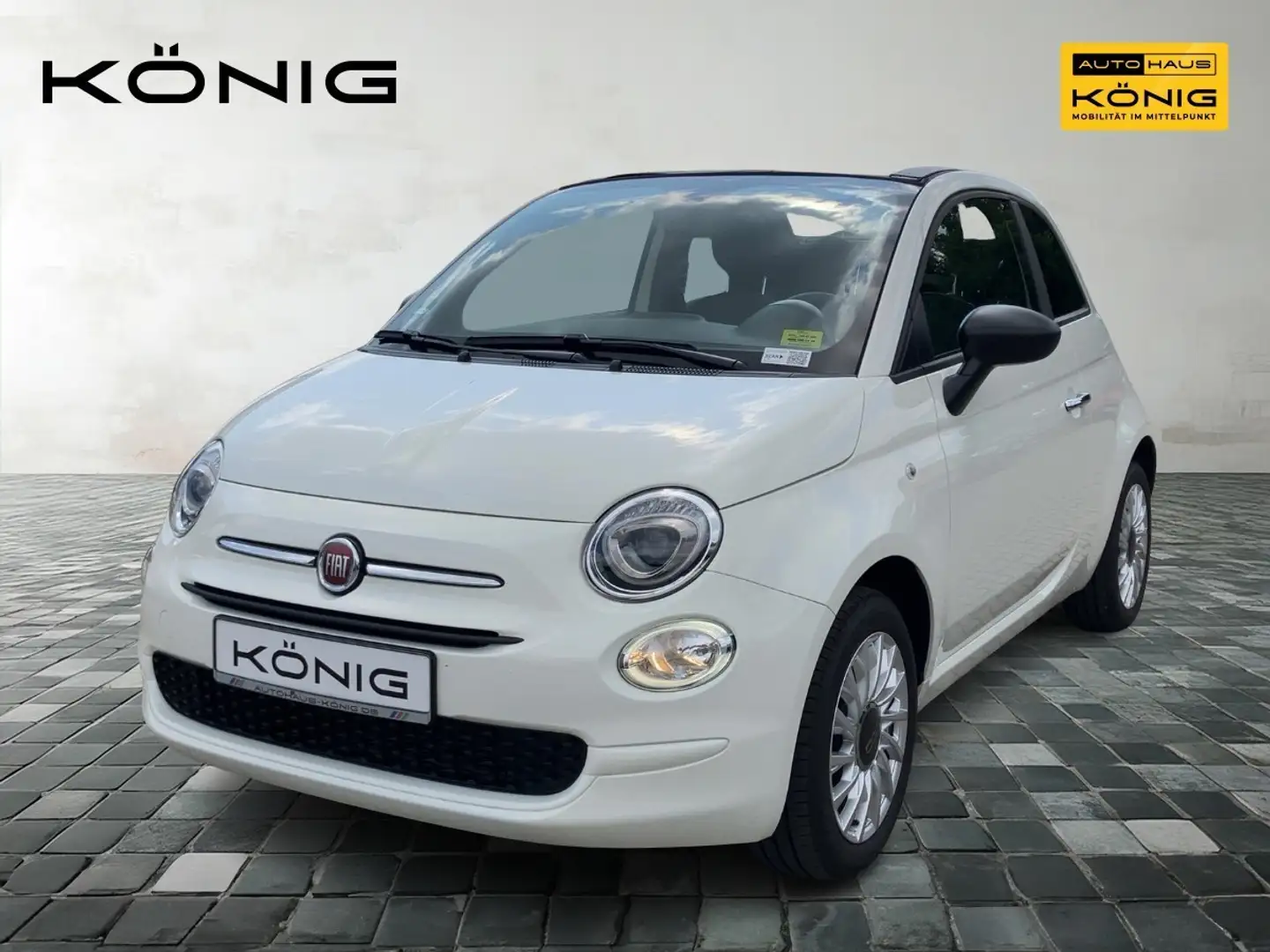 Fiat 500C 1,0 Mild Hybrid Dolce Vita KLIMA TEMPOMAT Weiß - 1