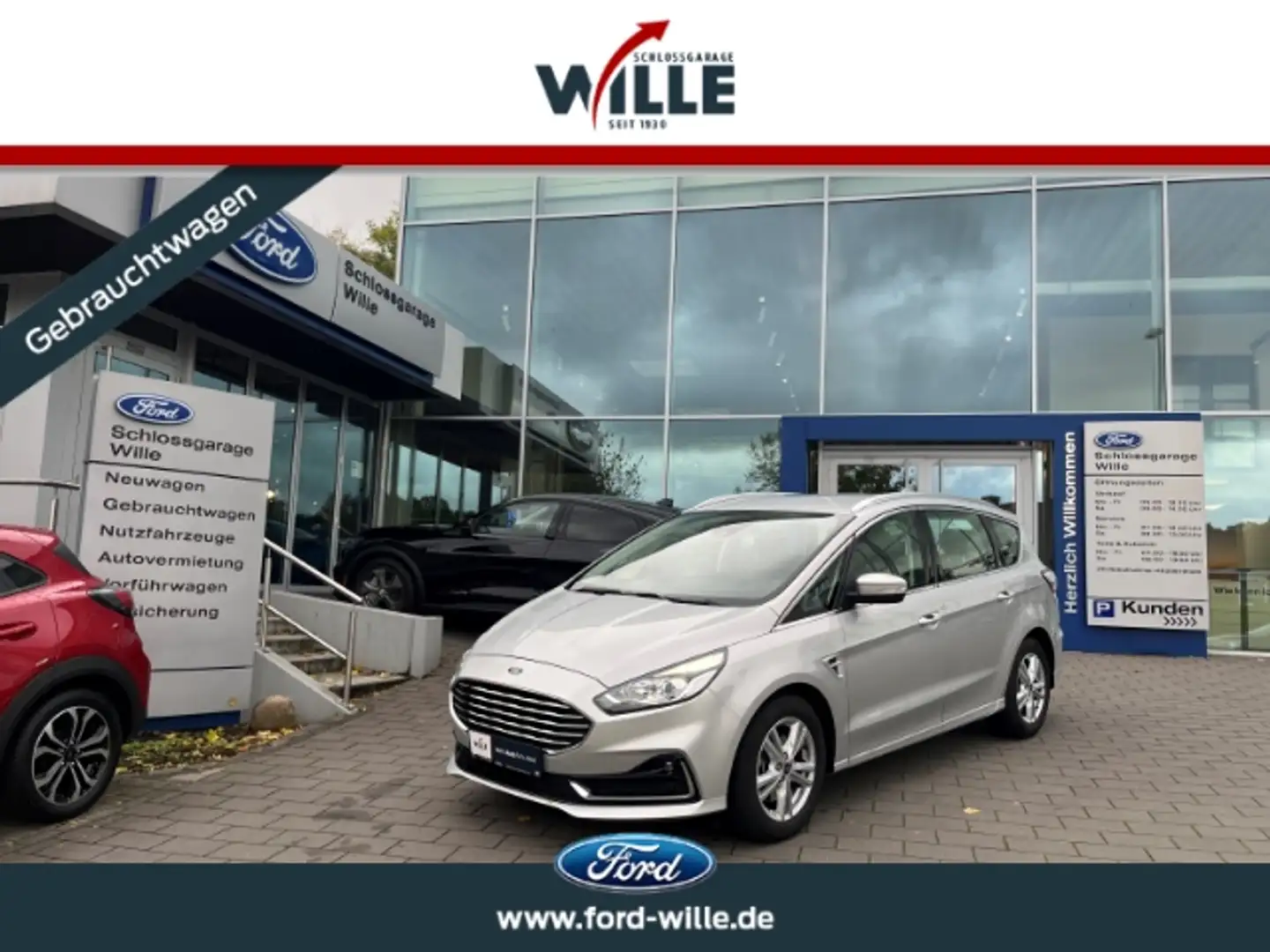 Ford S-Max Titanium Automatik Navi Winter-Paket Klimaautomati Srebrny - 1