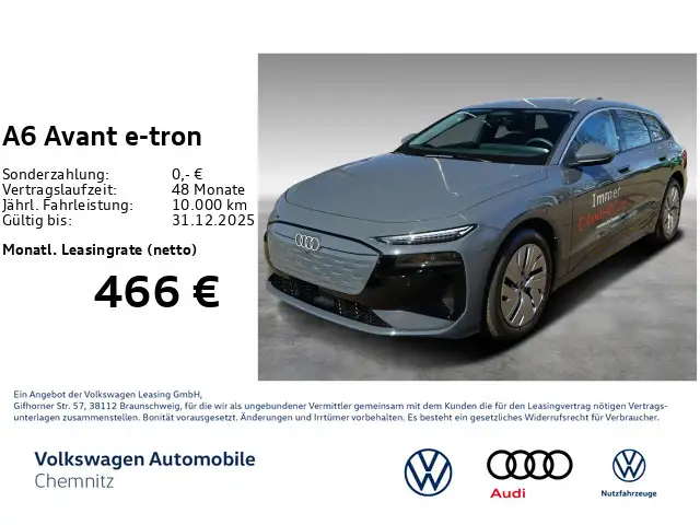 Audi A6 e-tron Avant 210kW *0,25% DW-Versteuerung*