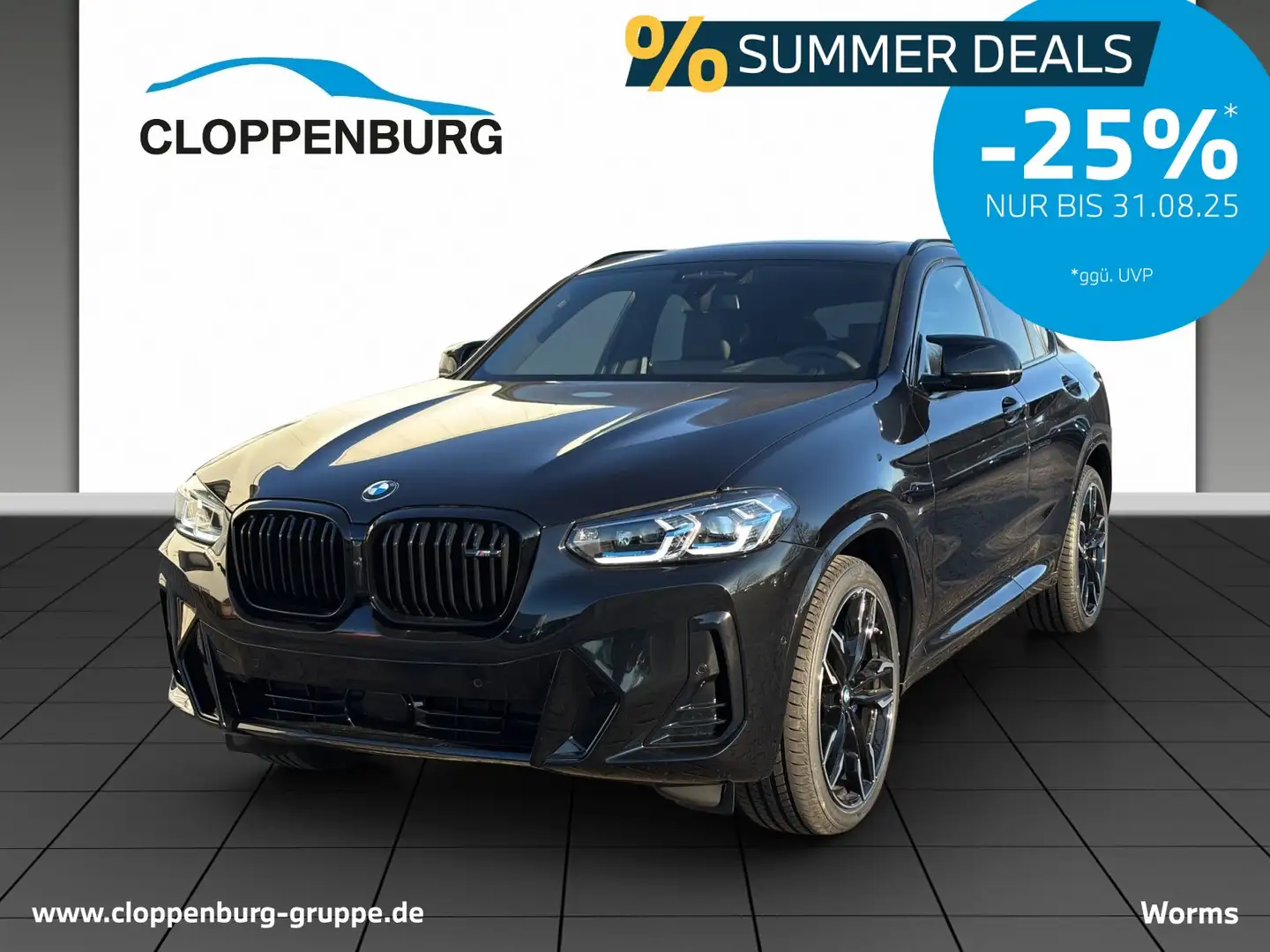 BMW X4 M 40d Head-Up+H&K+Laser+AHK+Shz+Pano Negro - 1