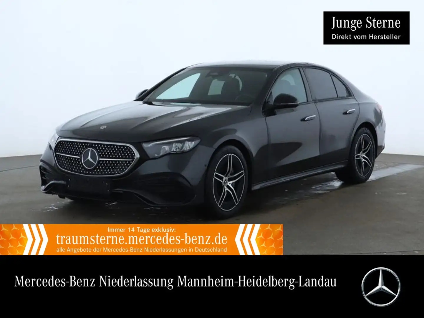 Mercedes-Benz E 200 AMG Distr. LED Night Kamera Spurhalt-Ass PTS Gris - 1