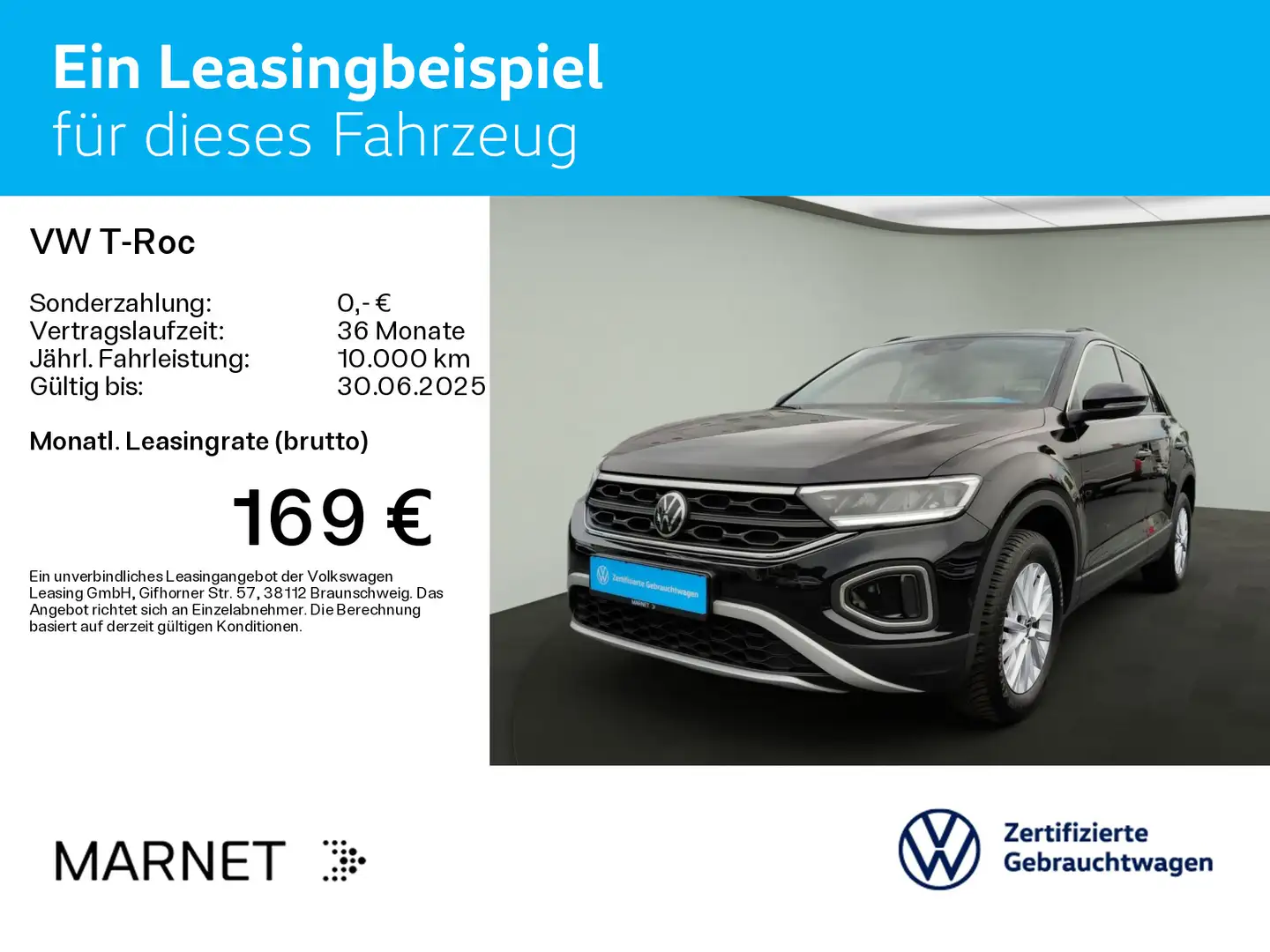 Volkswagen T-Roc T-ROC 1.0 TSI Life*LED*DIGITAL*NAVI*PDC*SHZ*16 Z Zwart - 2