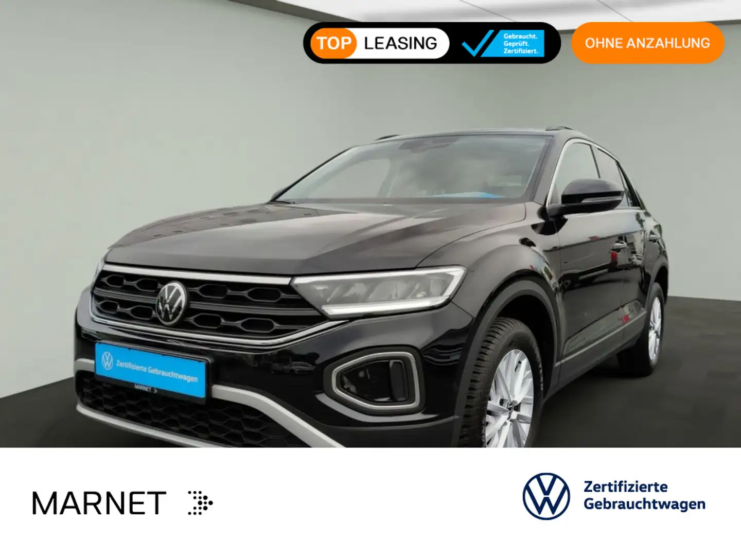 Volkswagen T-Roc T-ROC 1.0 TSI Life*LED*DIGITAL*NAVI*PDC*SHZ*16 Z Noir - 1
