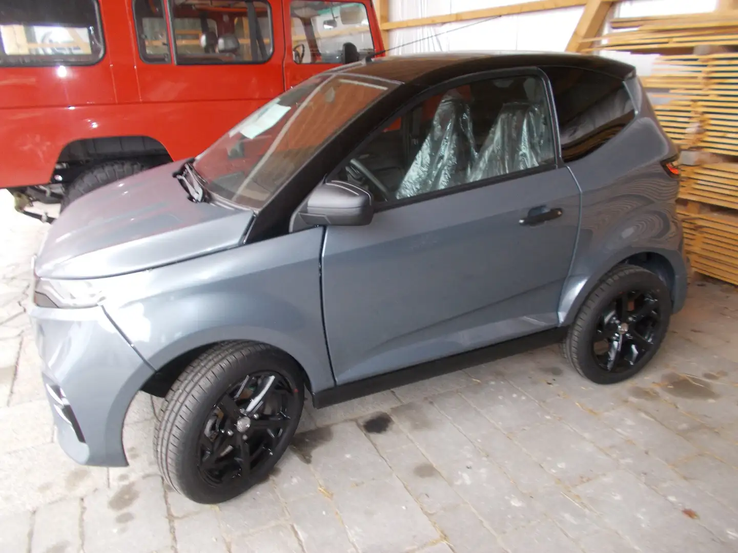 Aixam eCity Sport Argintiu - 1