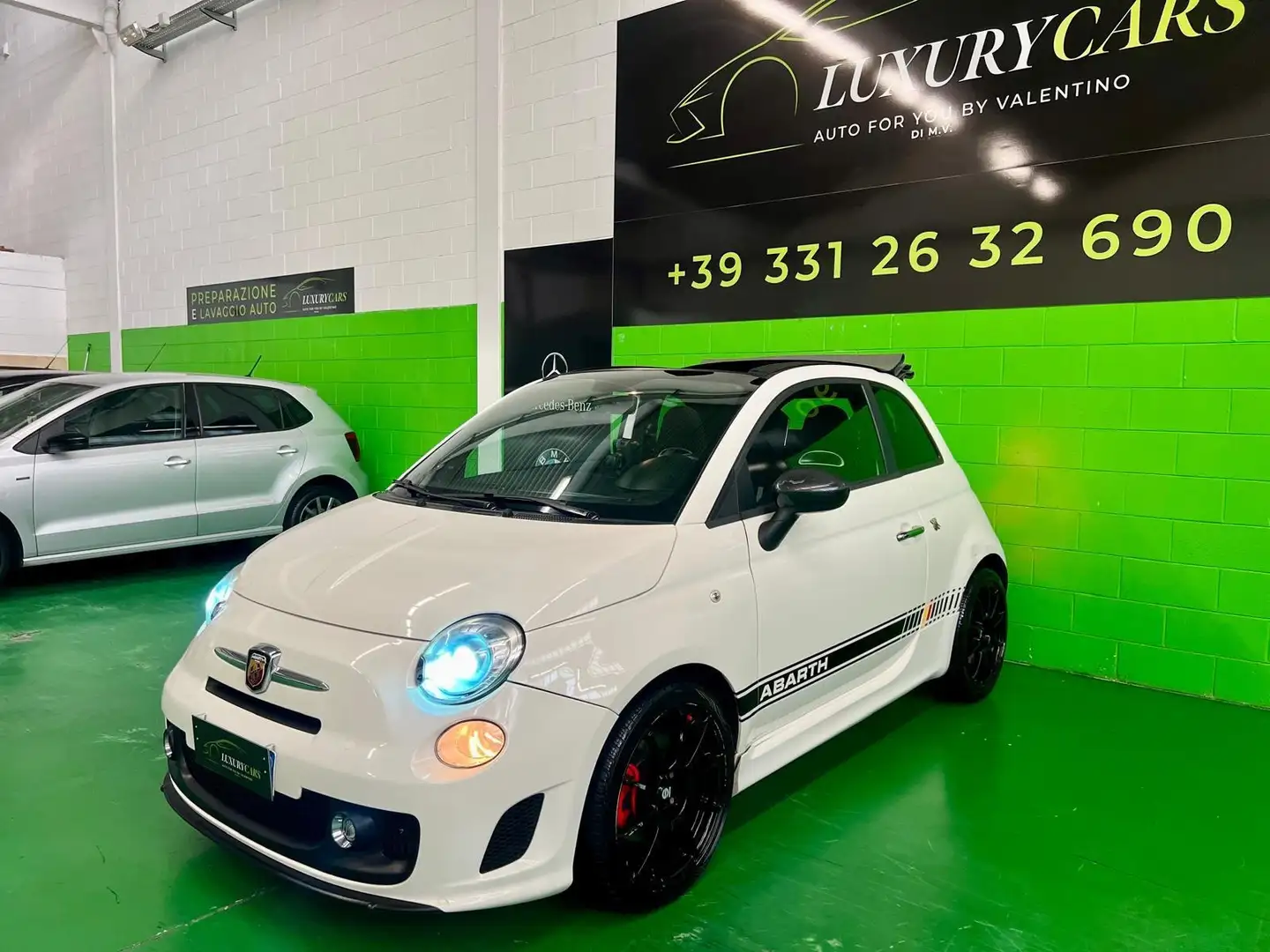 Abarth 500 1.4 16v t. t-jet bicolore 140cv MTA F1 Automatico Alb - 1