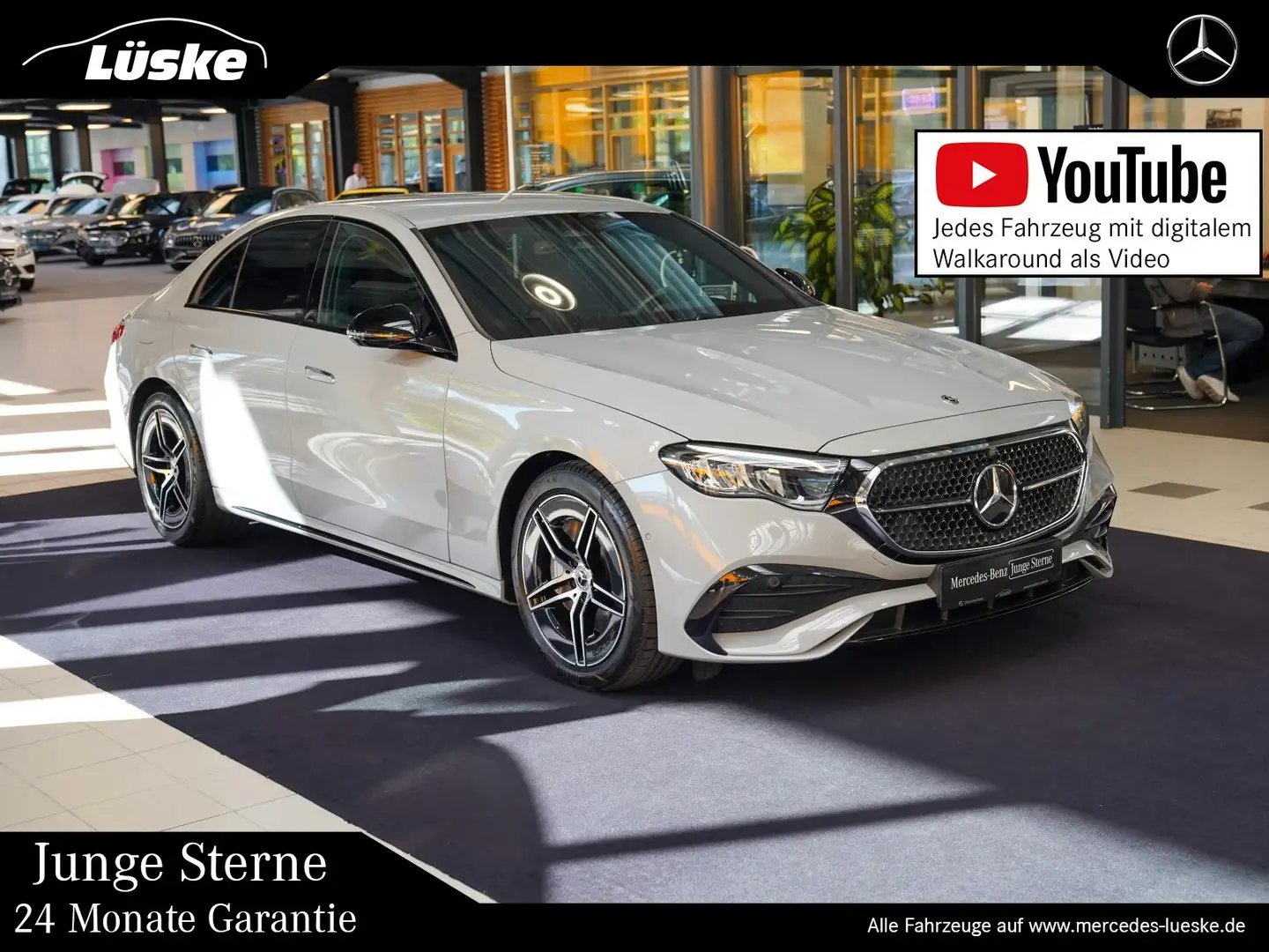 Mercedes-Benz E 220 E 220 d AMG Line Night alpingrau Superscreen DAB Grau - 1