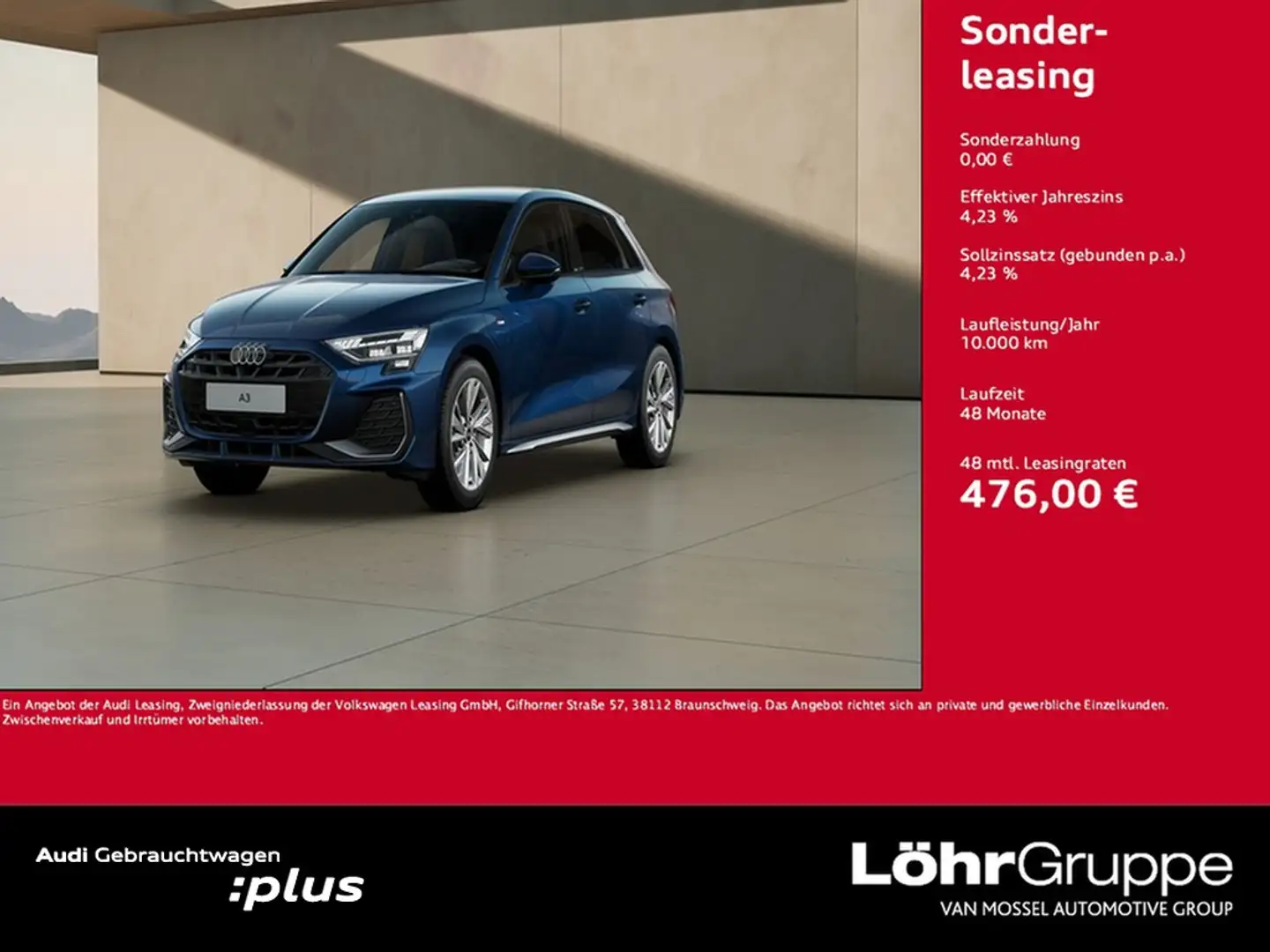 Audi A3 Sportback 40 TFSI e S line Matrix ACC Kamera Blau - 1