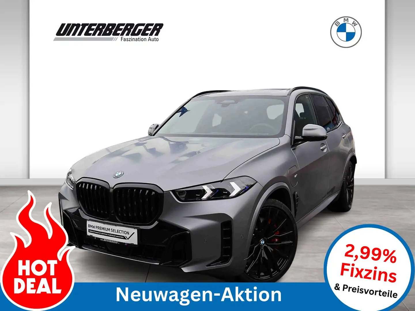BMW X5 xDrive50e M-Sport Grau - 1