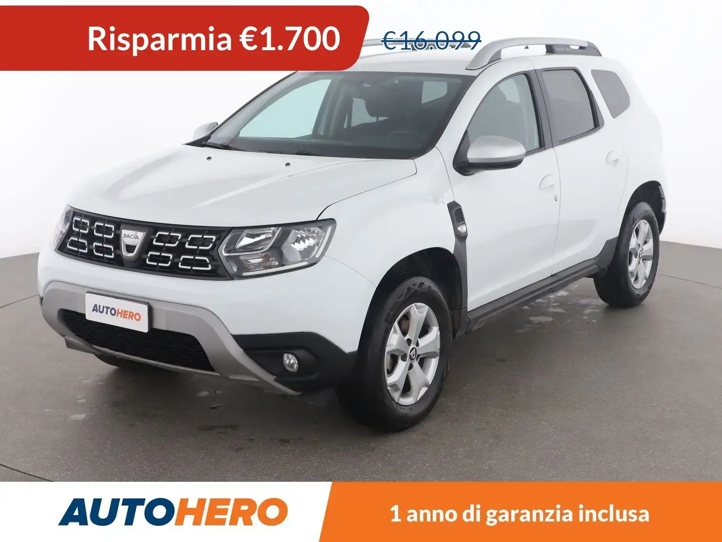 Dacia Duster 1.5 Blue dCi Comfort 115 CV Bianco - 1