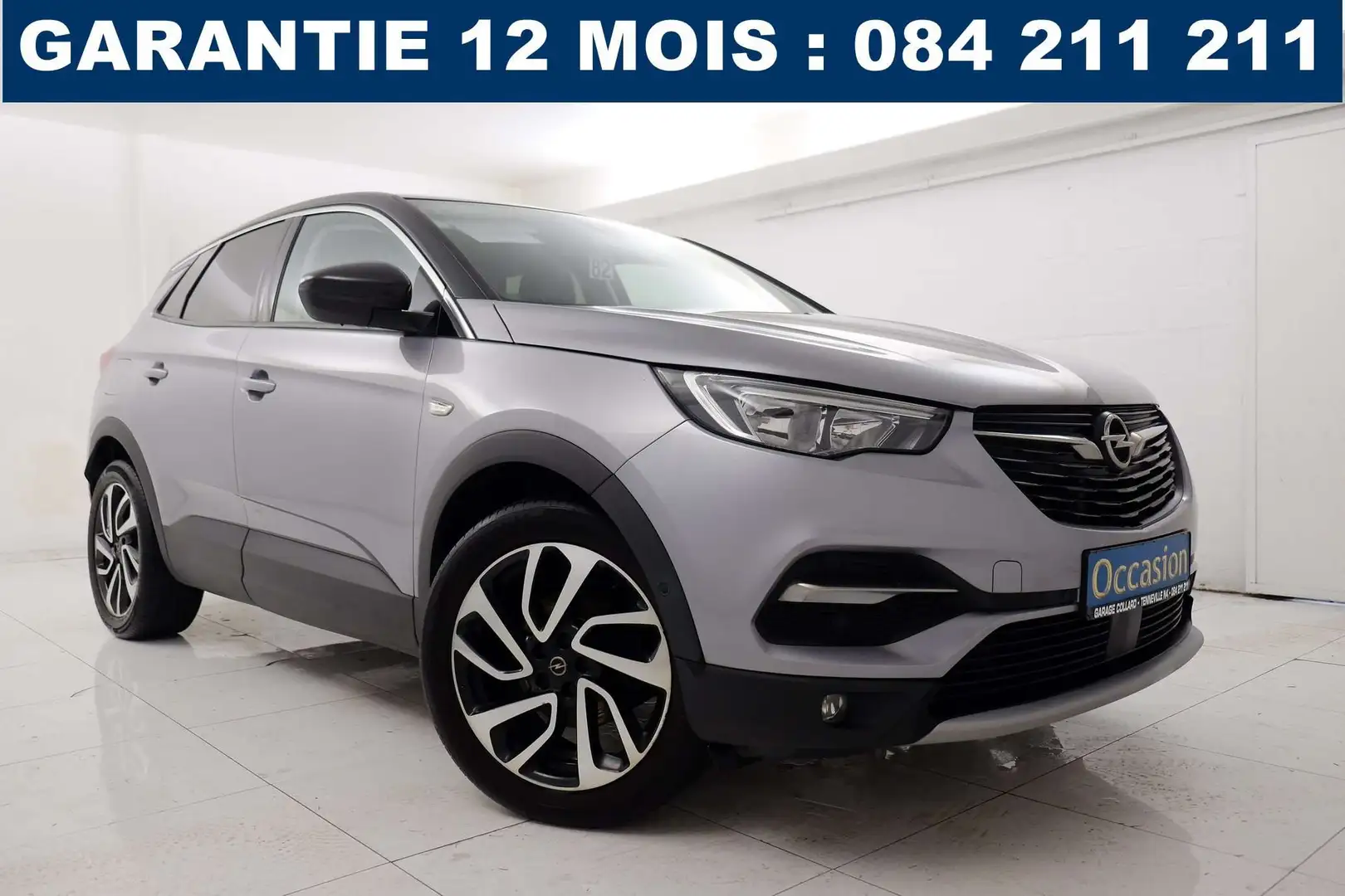 Opel Grandland X 1.2 Turbo ECOTEC # GPS, TEL., CRUISE, CAMERA, CLIM Gris - 1