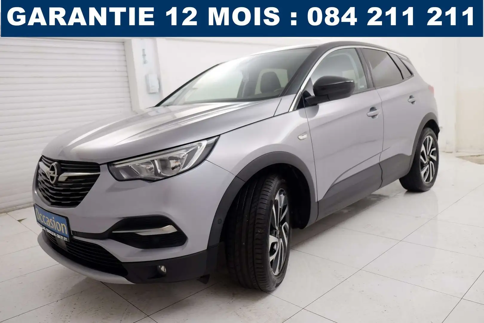 Opel Grandland X 1.2 Turbo ECOTEC # GPS, TEL., CRUISE, CAMERA, CLIM Gris - 2