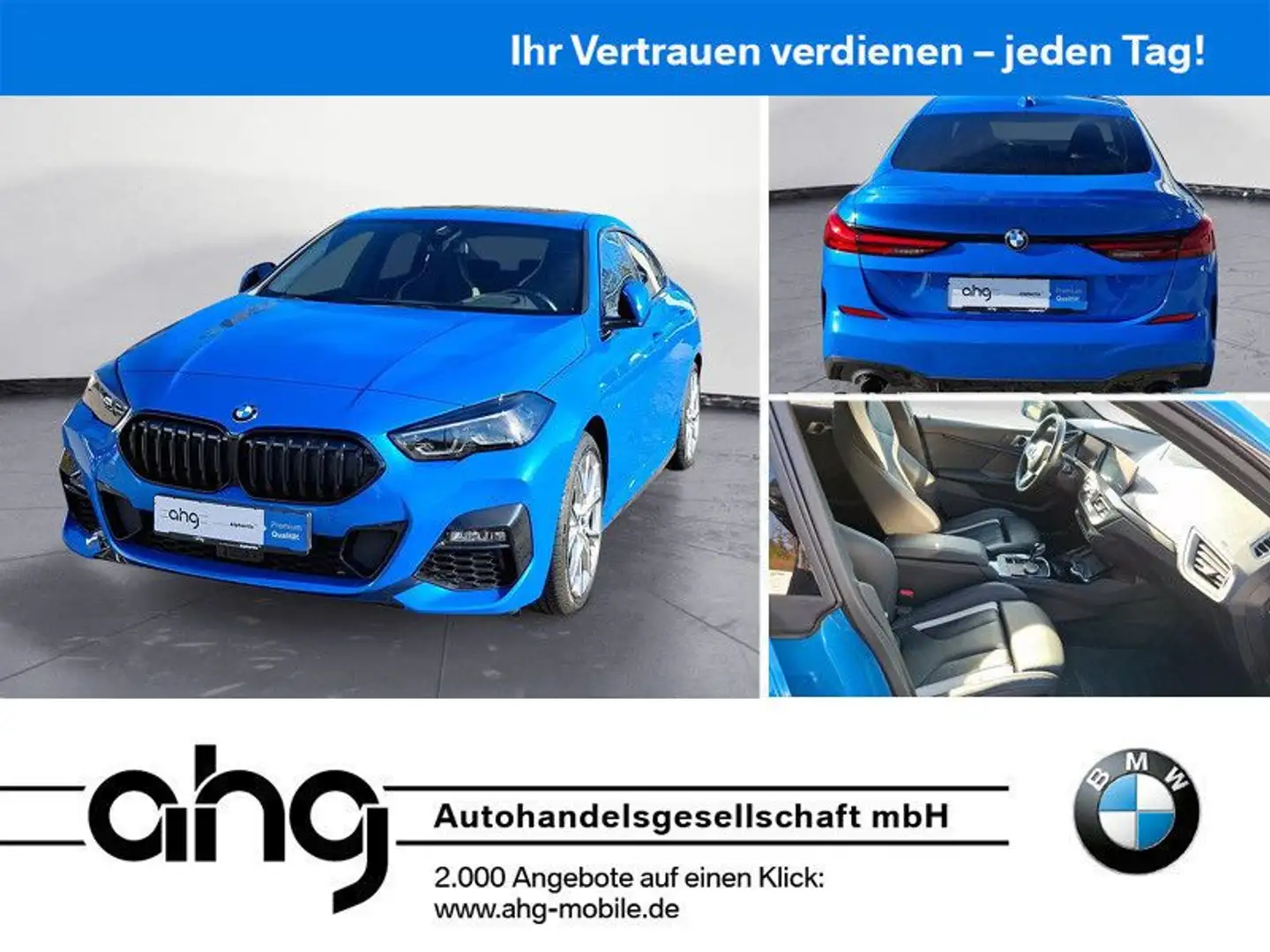 BMW 220i xDrive Gran Coupe Steptr. EditionCo Navi Le Bleu - 1