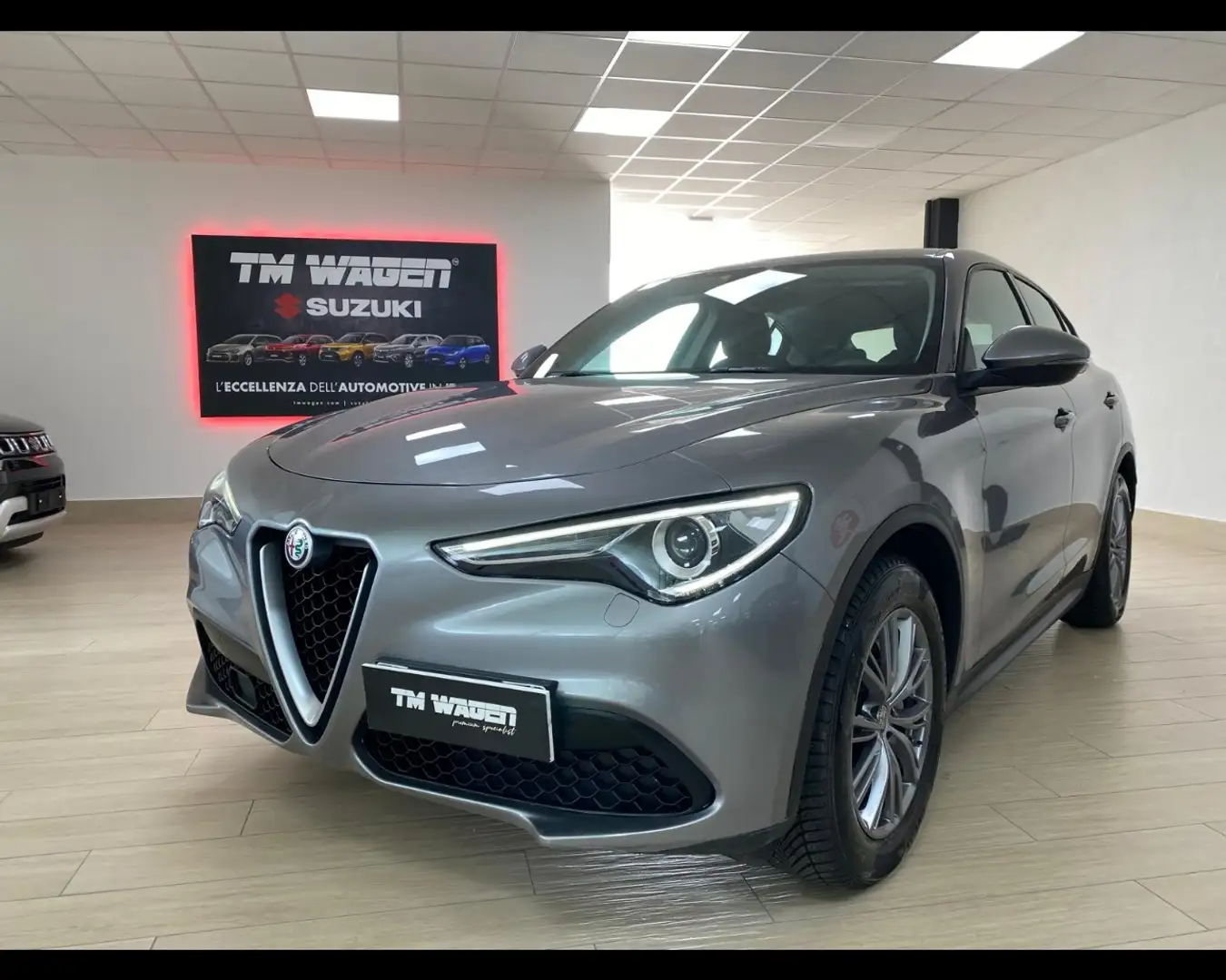 Alfa Romeo Stelvio 2.2 Turbodiesel 190CV AT8 rwd 2019 *IVA* Zilver - 1