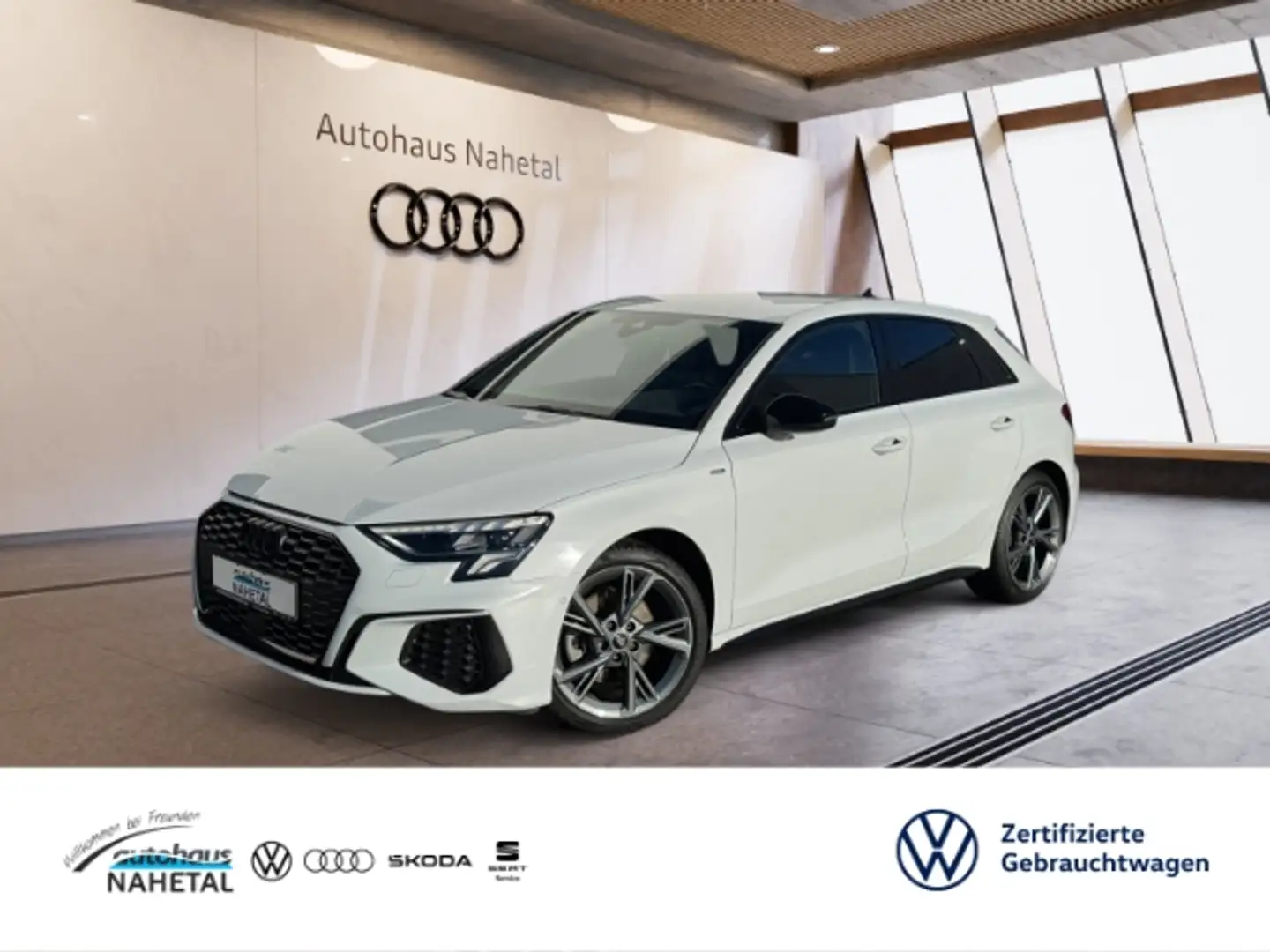 Audi A3 Sportback 35 TFSI S-LINE(2x) LED NAVI+ 18''LM 2Z-K Weiß - 1