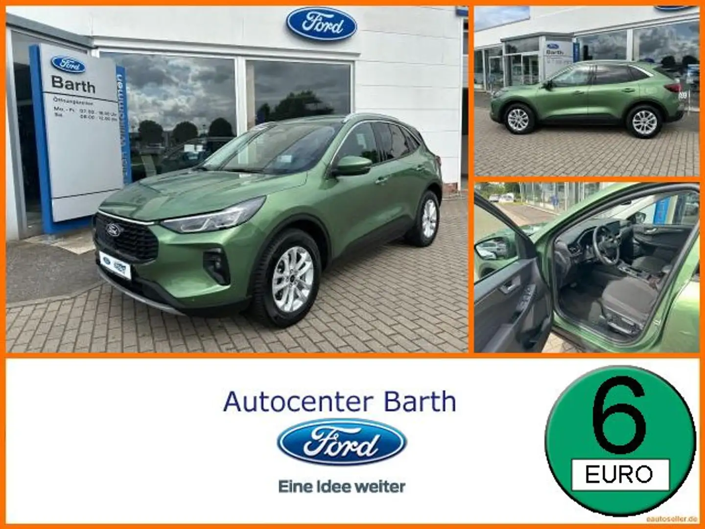Ford Kuga 1.5 EcoBoost Titanium HUD 4xSHZ DynLi LED Vert - 1