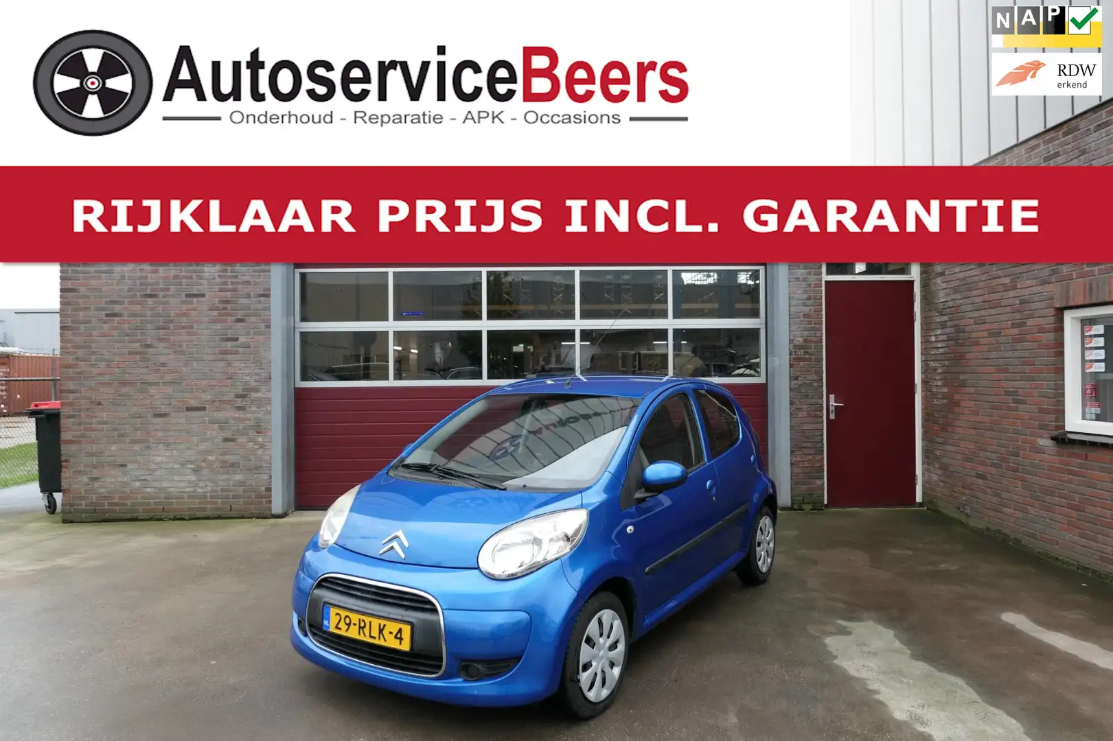 Citroen C1 1.0-12V Selection, Nette auto, Airco, 5 Deurs, Ele Bleu - 1