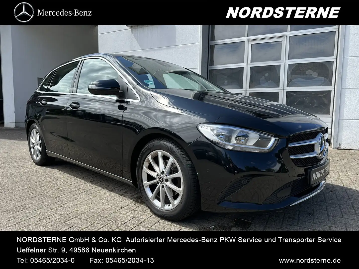 Mercedes-Benz B 180 B 180 PROGRESSIVE+NAVIGATION+MBUX+SITZHEIZUNG Zwart - 1