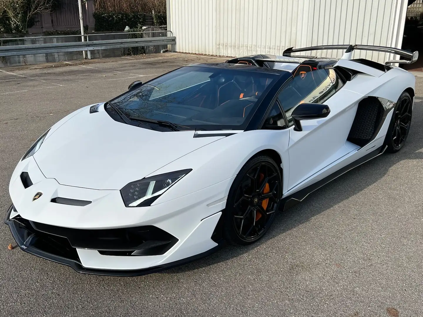 Lamborghini Aventador SVJ Roadster 1 of 800 Weiß Matt Fehér - 2