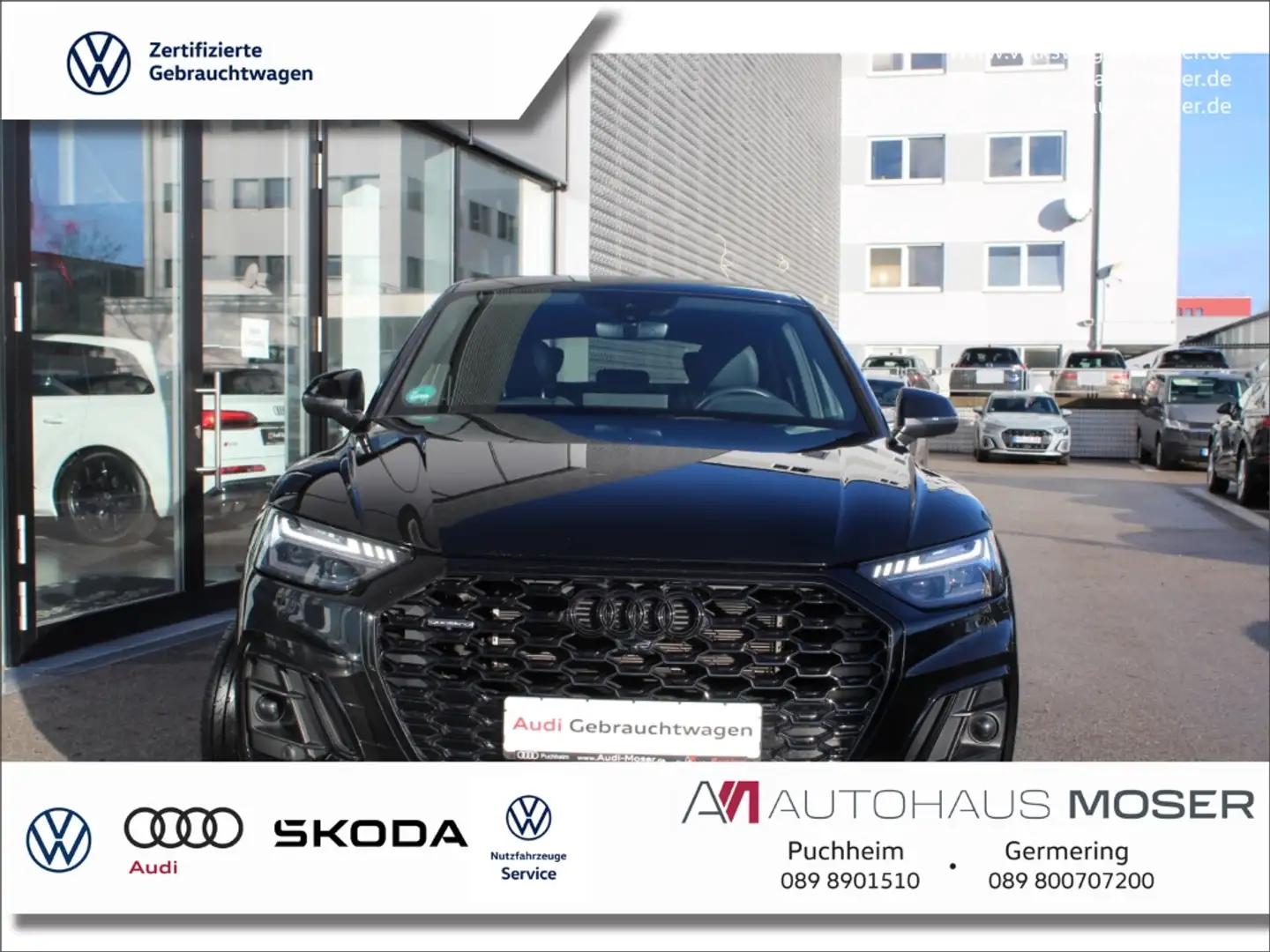 Audi Q5 Sportback 50TFSIe quStr. S-Line*Pano*Tour*B&O! Schwarz - 1