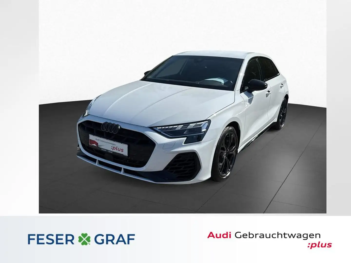 Audi S3 Spb. TFSI S-tro. +SONOS+PERFO-Abgasanlage Weiß - 1