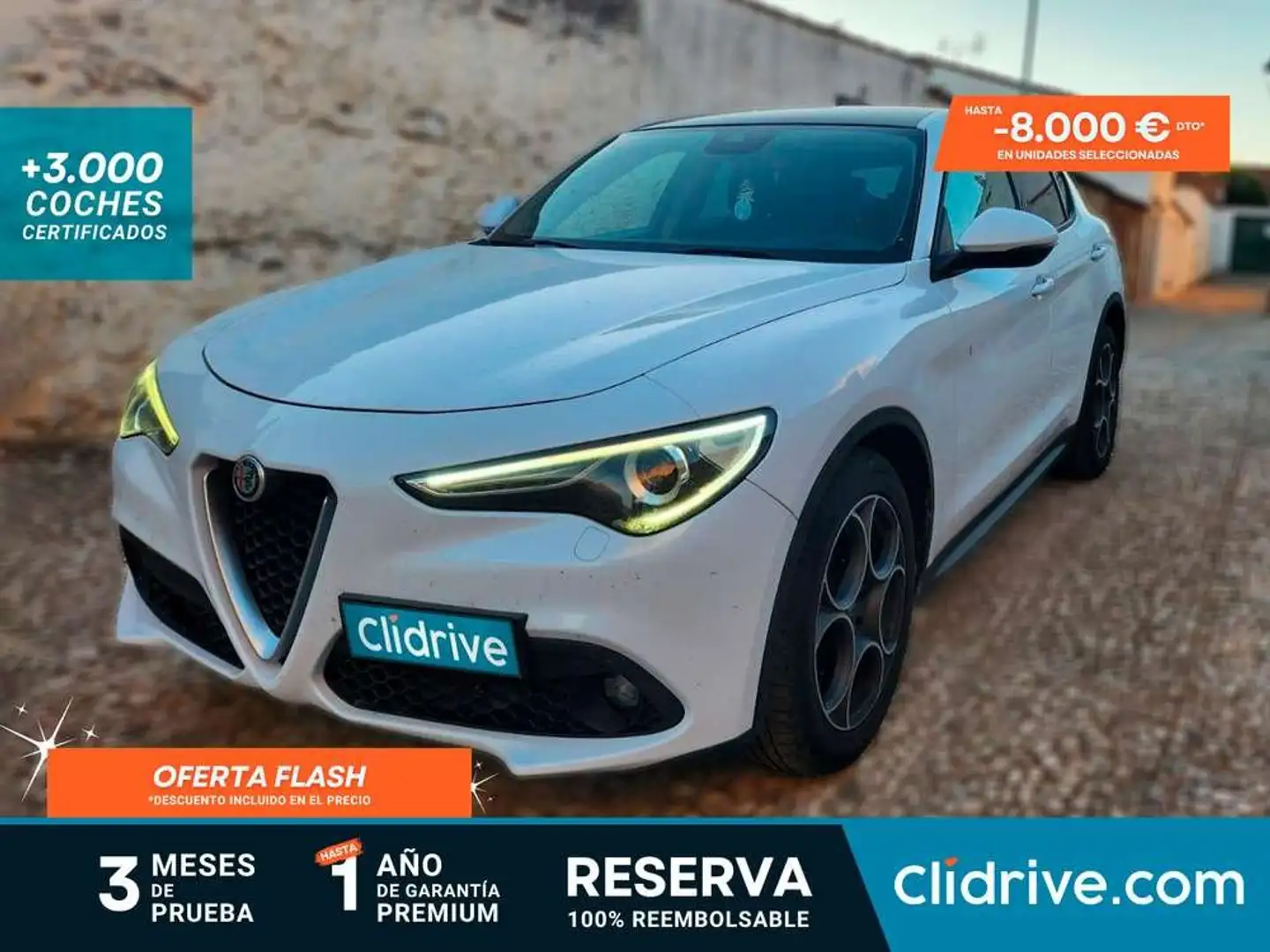 Alfa Romeo Stelvio 2.2 Diésel 140kW (190CV) Super RWD Blanc - 1