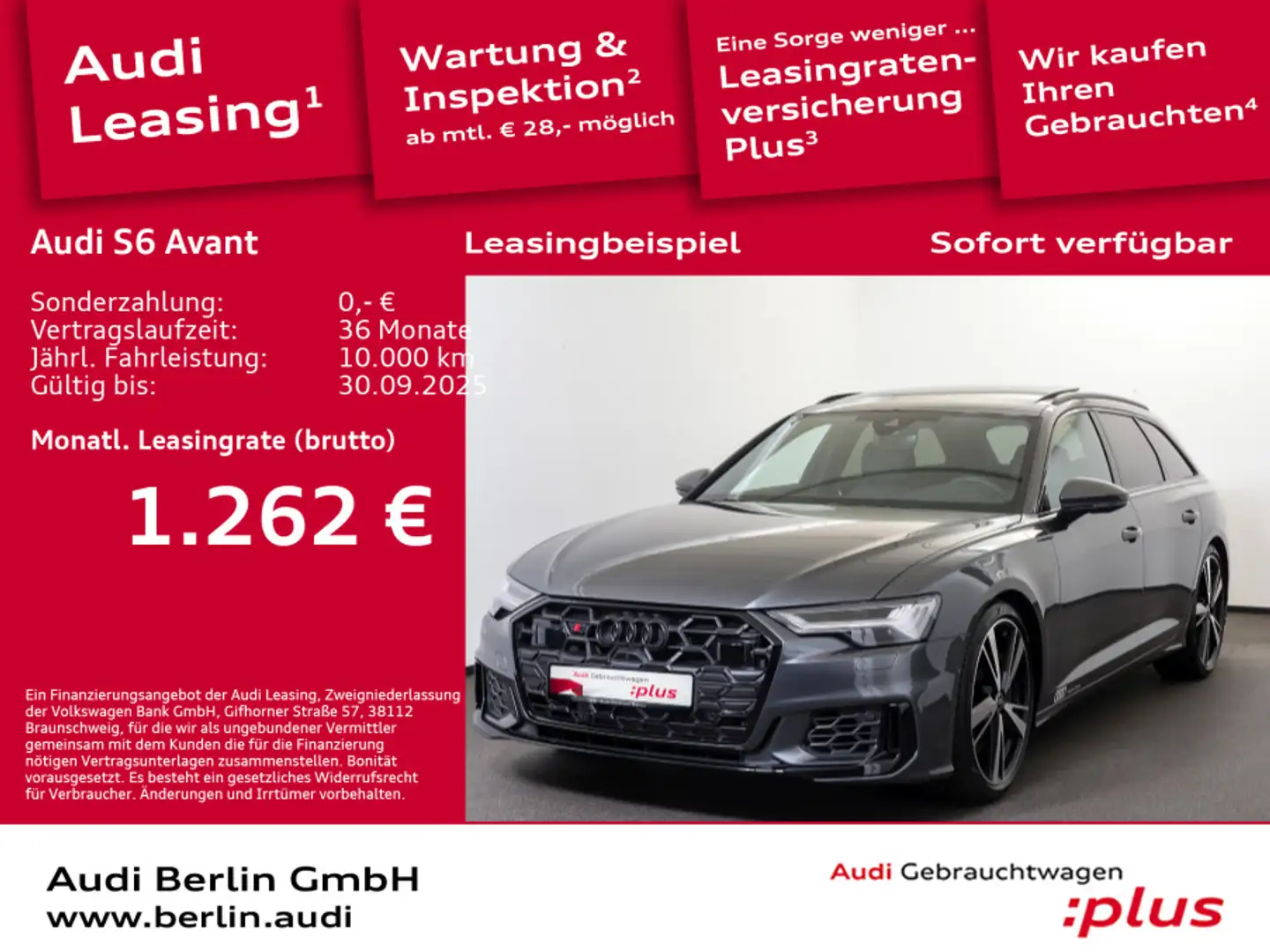 Audi S6 TDI tiptronic Gris - 1